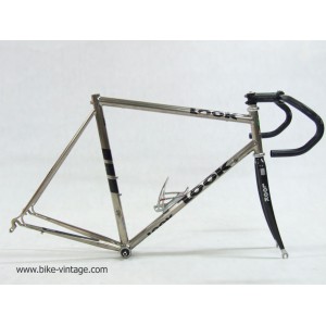 for sell Vintage Frame and fork Look titanium size 56, campagnolo, specialized, modolo, smica