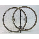 Campagnolo Gran Sport wheels set with quick release Mavic GP 4 rims 6 speed dura ace vintage