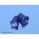 PAIR OF VINTAGE HANDLEBAR PLUGS Blue