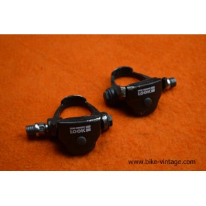 Vintage look Clipless bicycle pedals Black