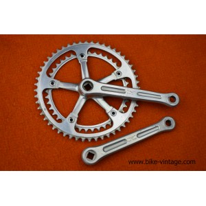 Vintage crankset Gipiemme Dual Sprint for road race bicycle 170mm 52/42