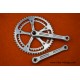 Vintage crankset Gipiemme Dual Sprint for road race bicycle 170mm 52/42