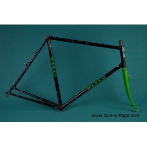 Vintage Basso Frame and Fork Cyclo Cross Columbus Rare Steel lugged 60cm