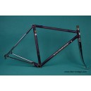 Vintage Steel Frame and Fork Schumacher Columbus slx lugged Campagnolo Record rare 48cm
