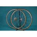 Vintage Wheelset Shimano Dura ace EX 7200 6 speed mavic clement tubular