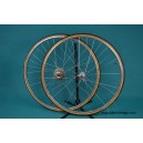 Vintage Wheelset Shimano Dura ace EX 7200 6 speed mavic clement tubular