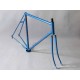 VINTAGE frame and fork CILO HT TUBES blue color Swiss made